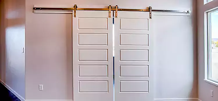 Glass Barn Door with Installation Hardware Kit Marquette