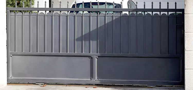 Metal Driveway Gate Installation Marquette