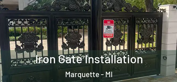  Iron Gate Installation Marquette - MI